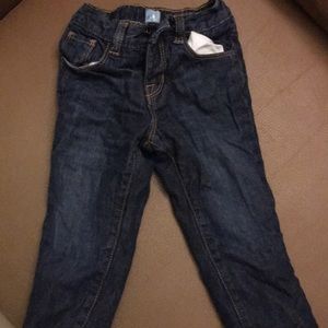 BabyGap dark wash fleece lined jeans size 18-24mo